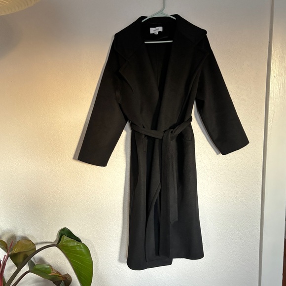 NWT Reiss Bridget Wool Blend Blindseam Trench Coat - Picture 6 of 6